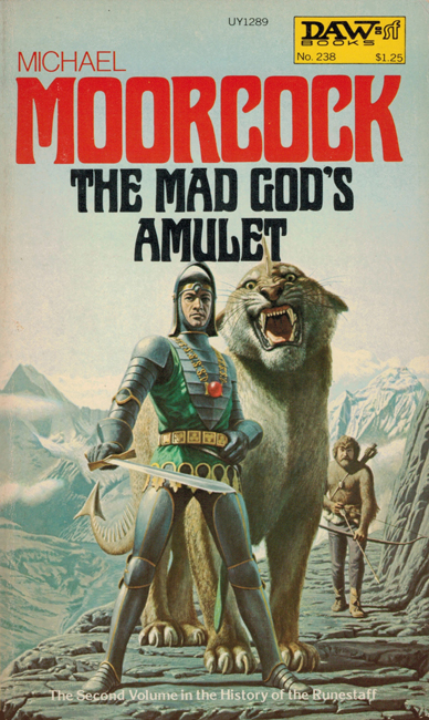 <b><I> The Mad God's Amulet</I></b>, 1977, DAW  p/b <b>(revised)</b>
